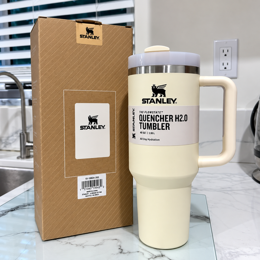 Cream Stainless Steel Insulated Tumbler for Water