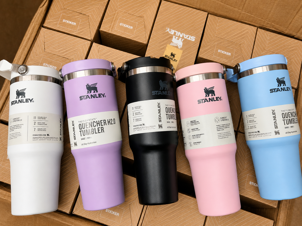 40oz Purple Stainless Steel Insulated Tumbler with Straw
