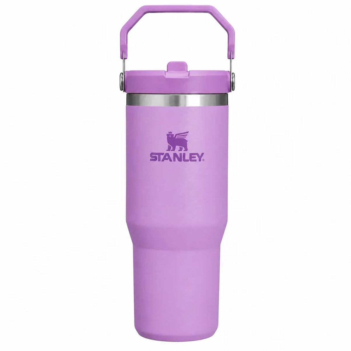 40oz Purple Stainless Steel Insulated Tumbler with Straw