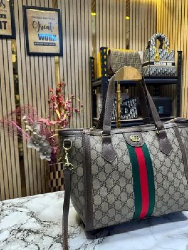 GUCC I OPHIDIA GG TOTE WITH DUST BAG PREMIUM QUALITY
