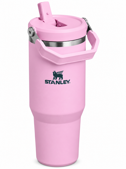40oz pink Stainless Steel Insulated Tumbler with Straw