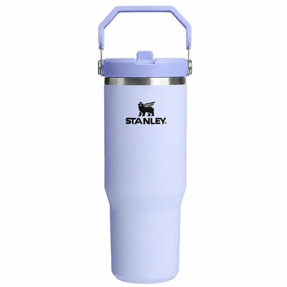 40oz Blue Stainless Steel Insulated Tumbler with Straw