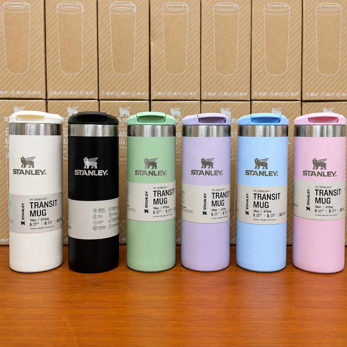 Premium 470ml Stainless Steel Insulated Travel Mug – Blue