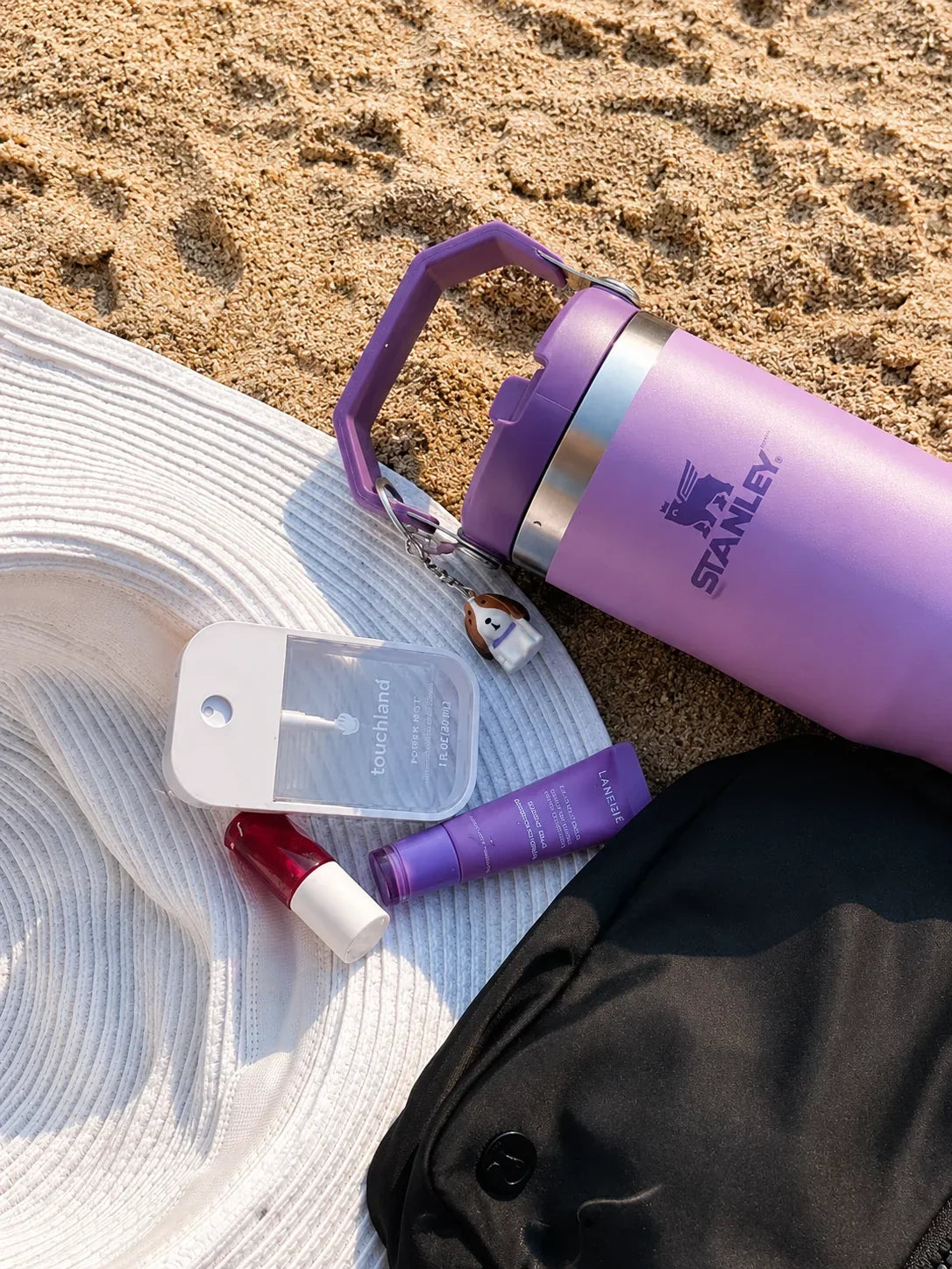 40oz Purple Stainless Steel Insulated Tumbler with Straw