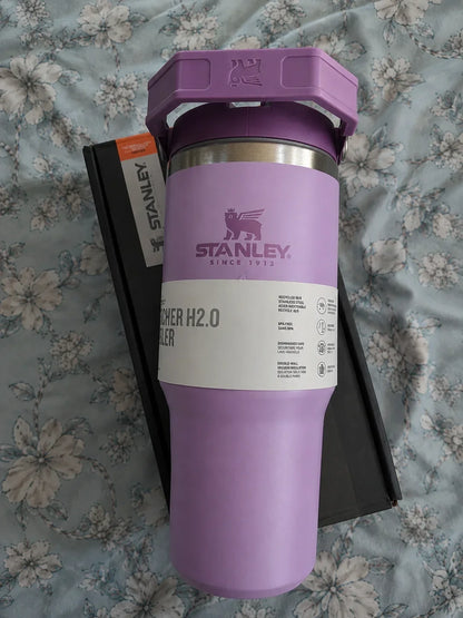 40oz Purple Stainless Steel Insulated Tumbler with Straw