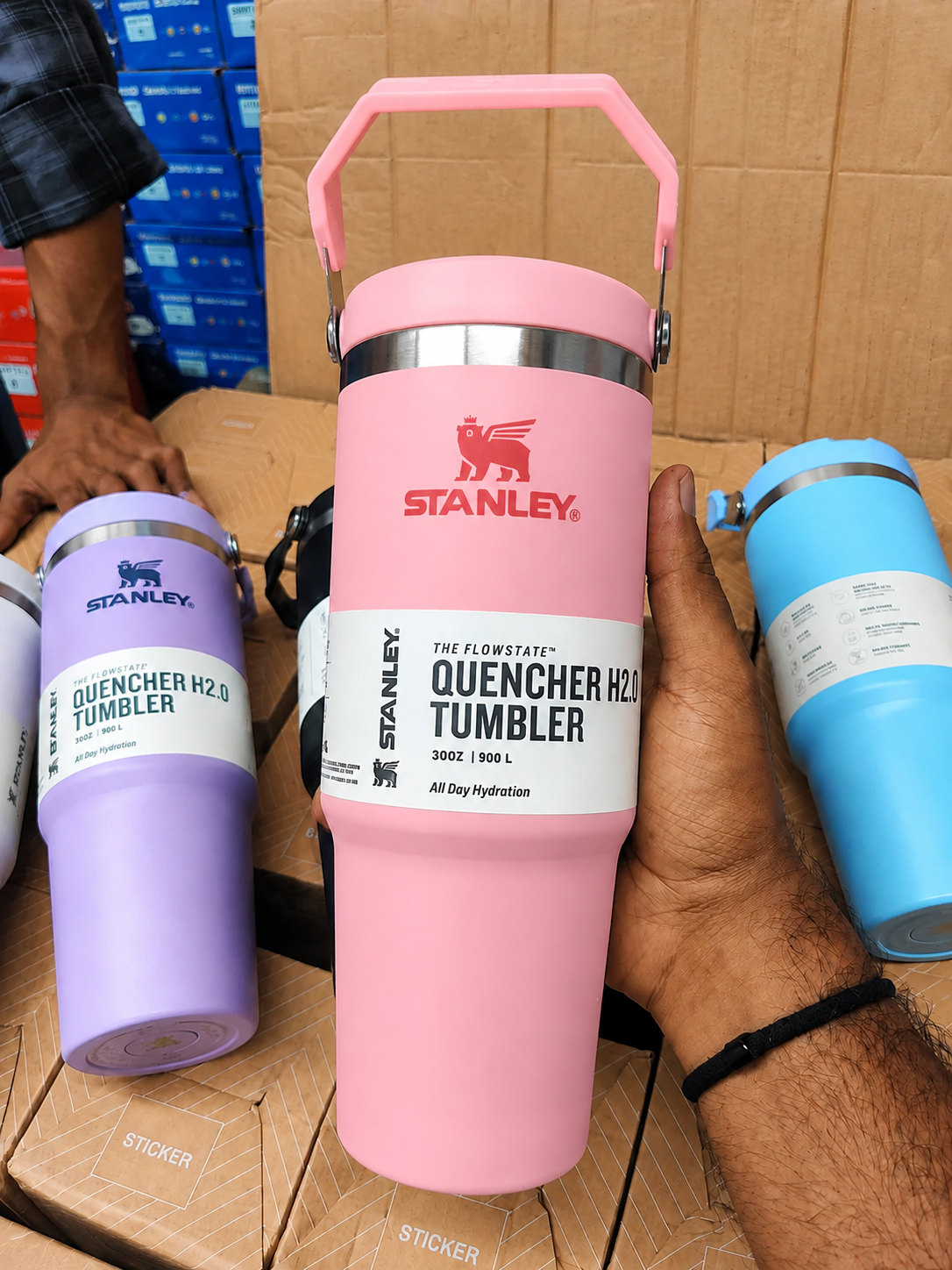 40oz Pink Stainless Steel Insulated Tumbler with Straw