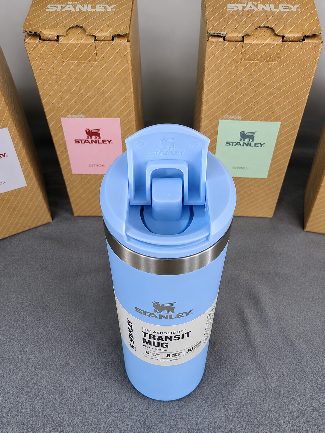 Premium 470ml Insulated Stainless Steel Travel Mug | Flip Lid