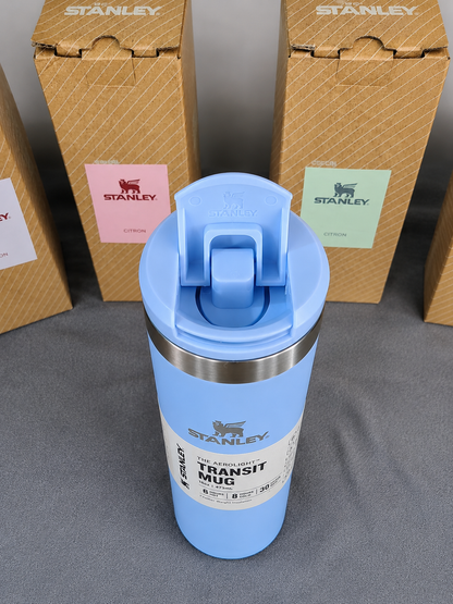 Premium 470ml Insulated Stainless Steel Travel Mug | Flip Lid
