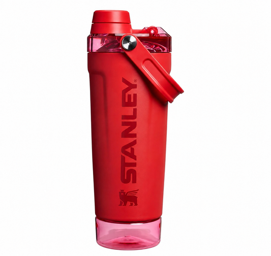 20oz Stainless Steel Shaker Bottle – Red| Perfect for Gym & Workouts