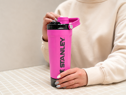 Stanley 20oz Activate Shaker Bottle – Pink | Perfect for Gym & Workouts