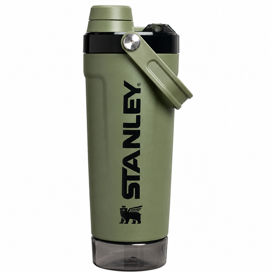 20oz Stainless Steel Shaker Bottle – Green | Perfect for Gym & Workouts