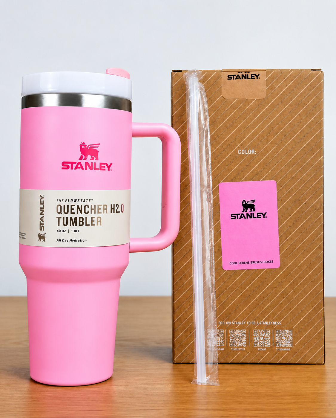 Stanley Stainless Steel Tumbler for Water Insulated Pink dusk