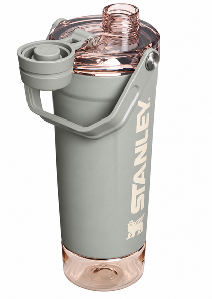 Stanley 20oz Activate Shaker Bottle – Saga Grey| Perfect for Gym & Workouts
