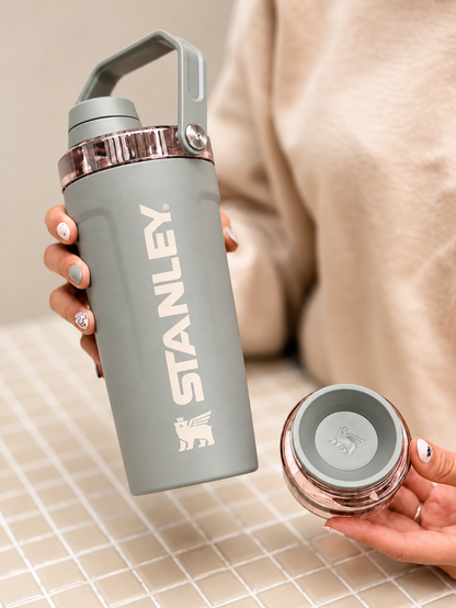 Stanley 20oz Activate Shaker Bottle – Saga Grey| Perfect for Gym & Workouts