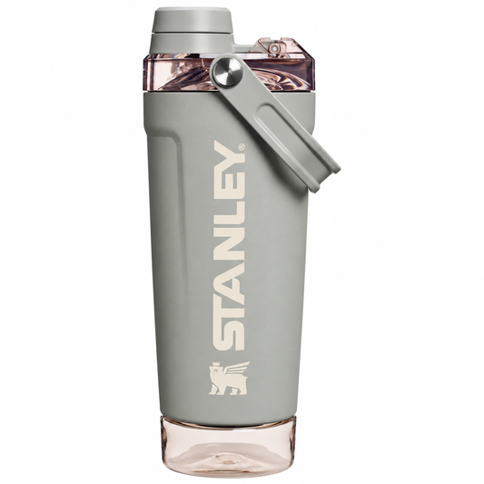 20oz Stainless Steel Shaker Bottle – Saga Grey | Perfect for Gym & Workouts
