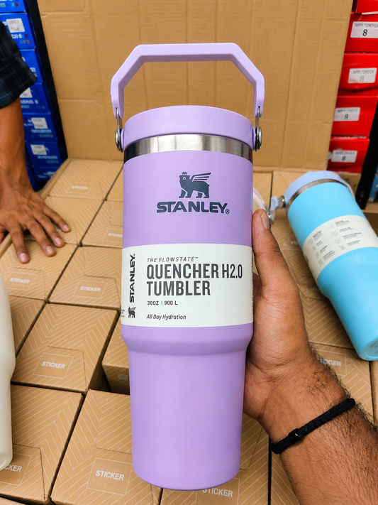 40oz Purple Stainless Steel Insulated Tumbler with Straw