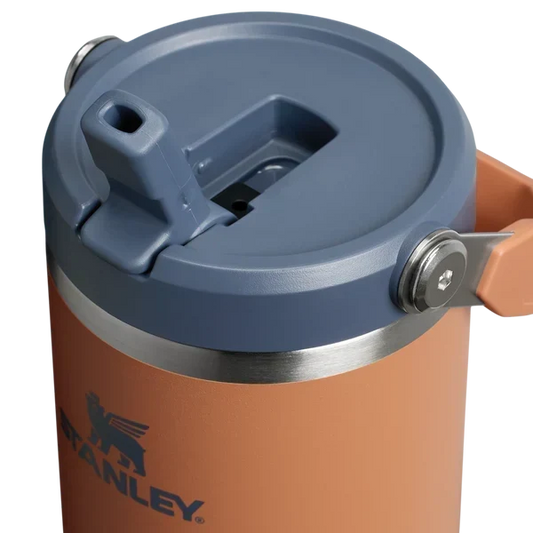 40oz Orange Stainless Steel Insulated Tumbler with Straw